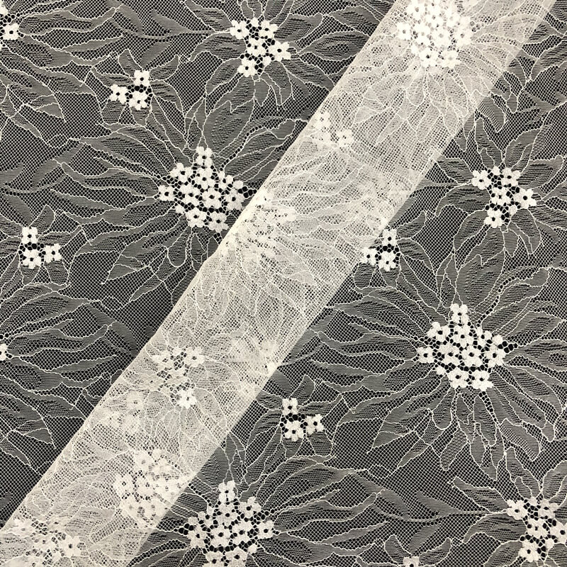 Lace Fabric Floral White for Bridal Wholesale Supplier 4